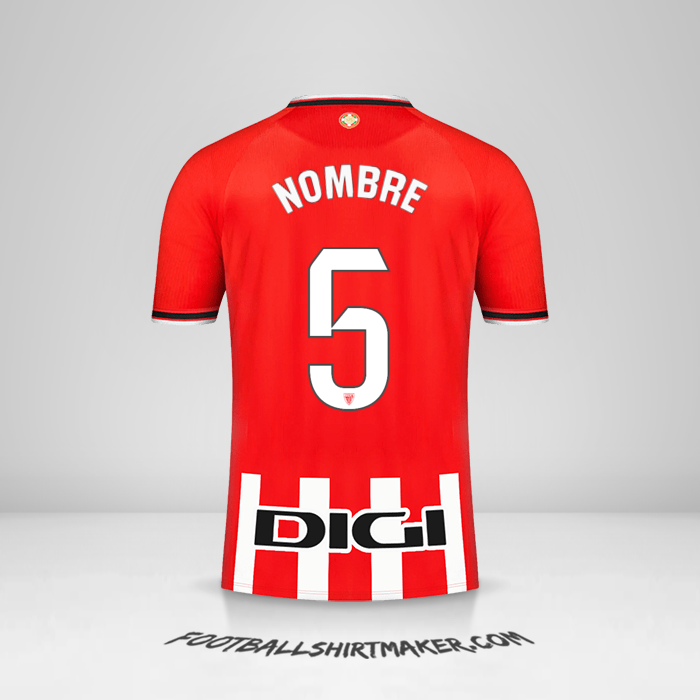 Jersey Athletic Club 2023/2024 -  nombre - 5