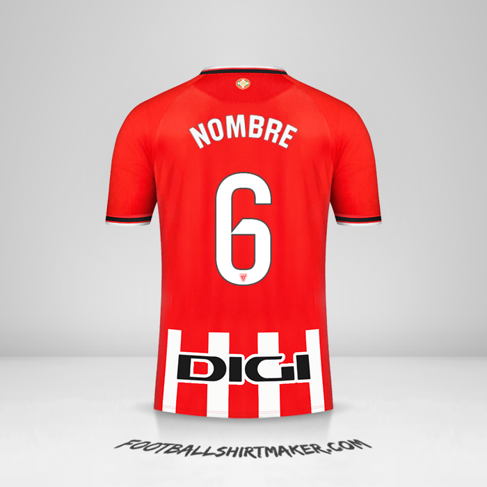 Jersey Athletic Club 2023/2024 -  nombre - 6