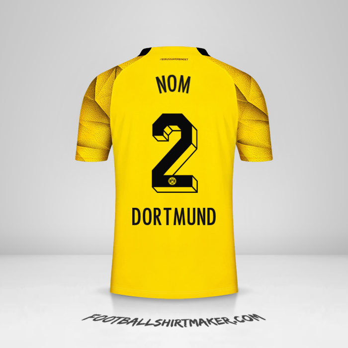 Maillot Borussia Dortmund Cup 2023/2024 -  nom - 2