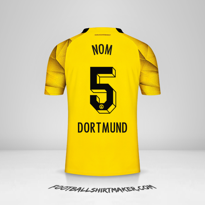 Maillot Borussia Dortmund Cup 2023/2024 -  nom - 5