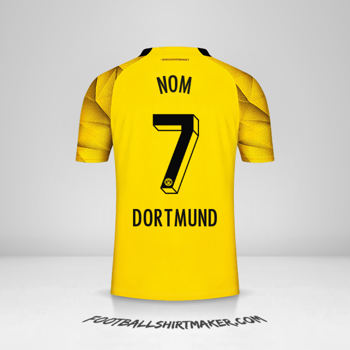 Maillot Borussia Dortmund Cup 2023/2024 -  nom - 7