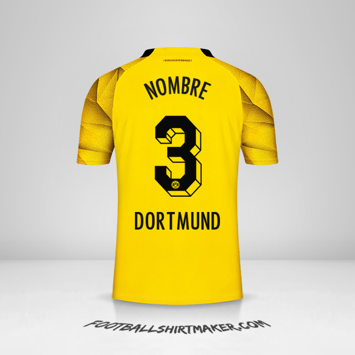 Jersey Borussia Dortmund Cup 2023/2024 -  nombre - 3