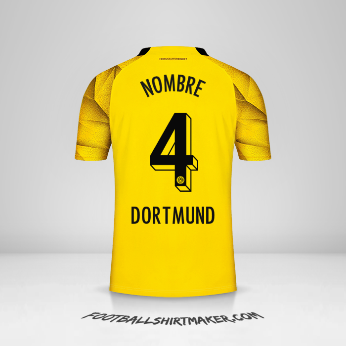 Jersey Borussia Dortmund Cup 2023/2024 -  nombre - 4