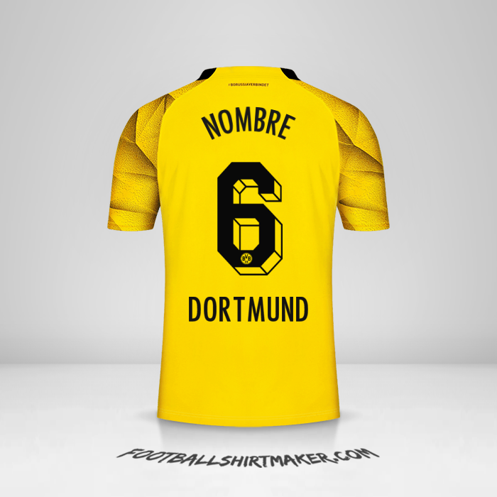 Camiseta Borussia Dortmund Cup 2023/2024 -  nombre - 6
