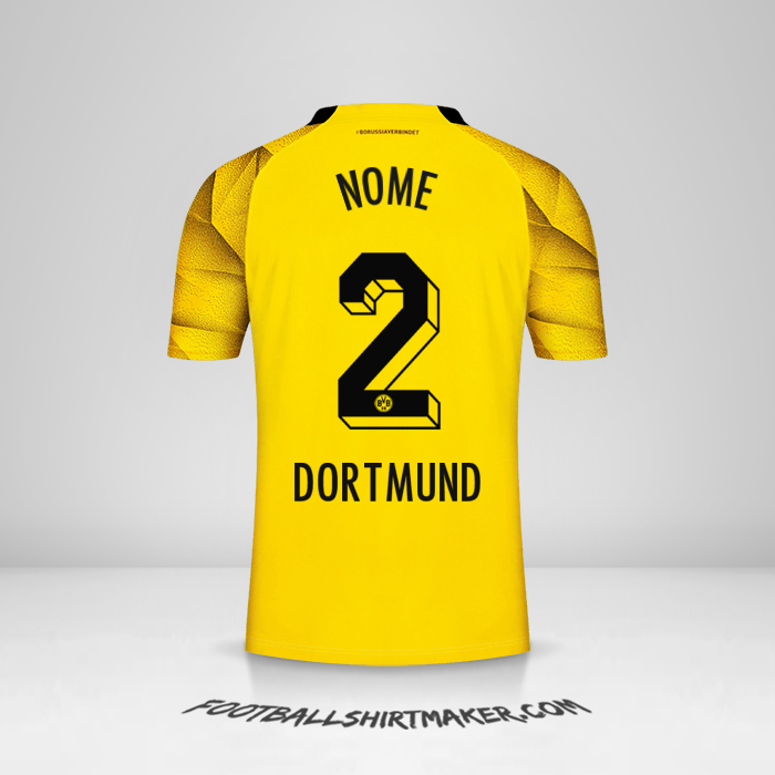 Camisa Borussia Dortmund Cup 2023/2024 -  nome - 2