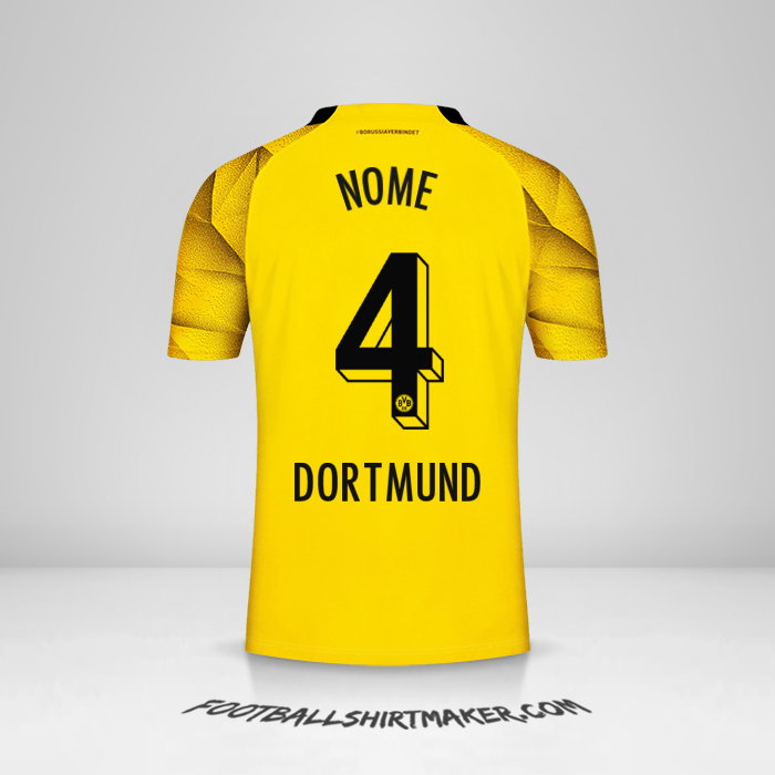 Maglia Borussia Dortmund Cup 2023/2024 -  nome - 4