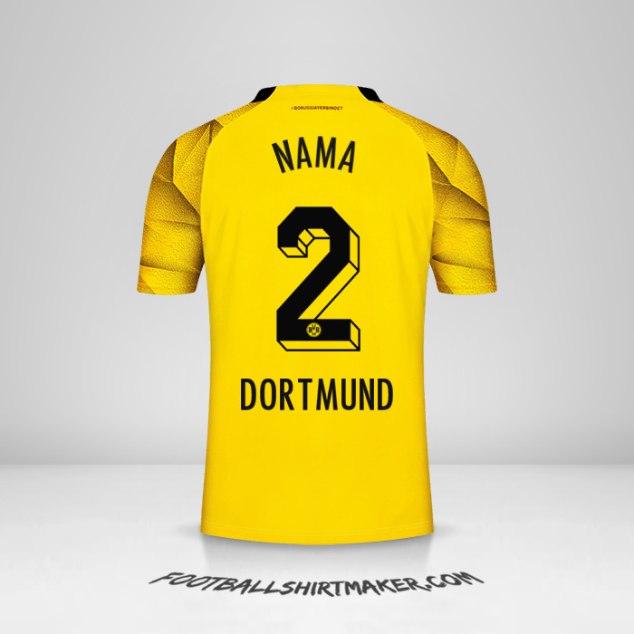 Jersey Borussia Dortmund Cup 2023/2024 -  nama - 2