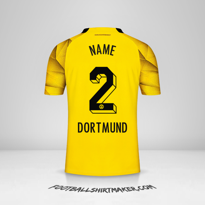Jersey Borussia Dortmund Cup 2023/2024 -  name - 2