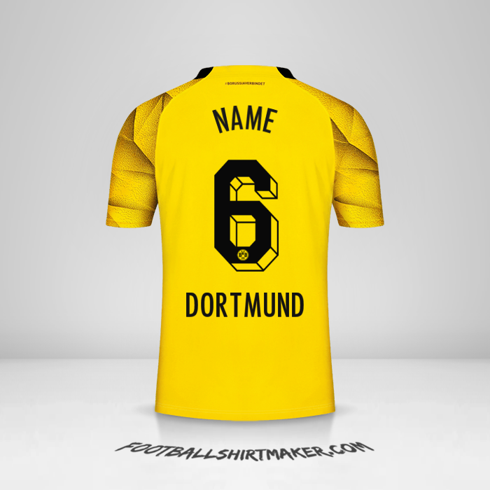 Trikot Borussia Dortmund Cup 2023/2024 -  name - 6