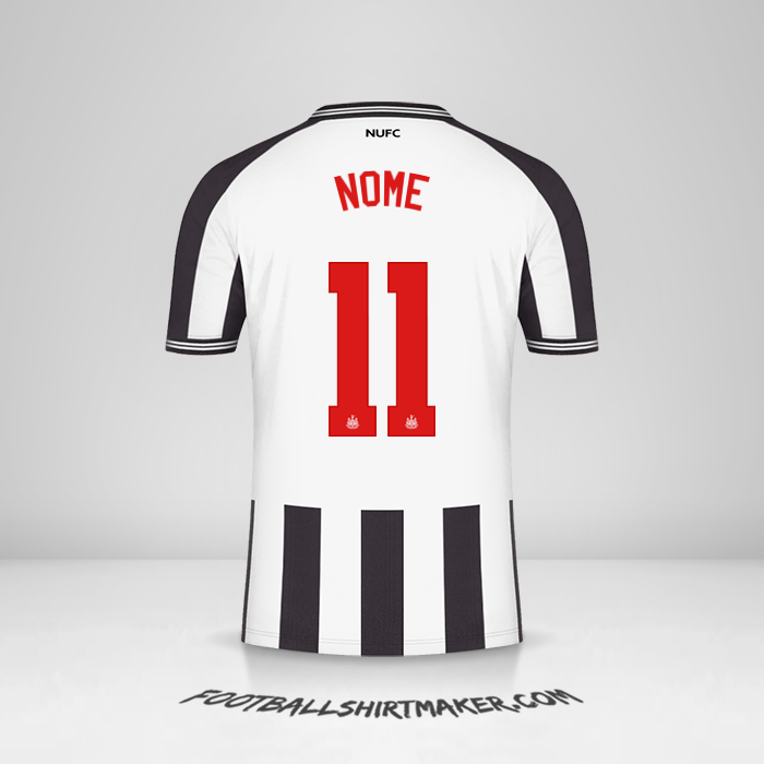Camisa Newcastle United FC Cup 2023/2024 -  nome - 11