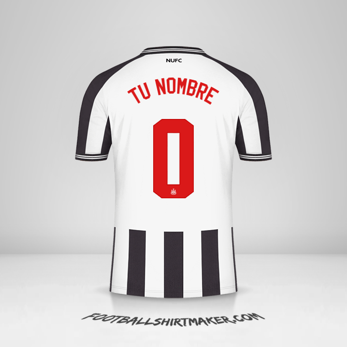 Jersey Newcastle United FC Cup 2023/2024 -  tu nombre - 0