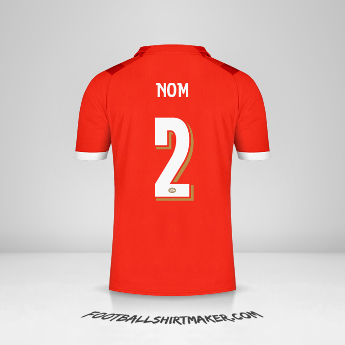 Maillot PSV Cup 2023/2024 -  nom - 2