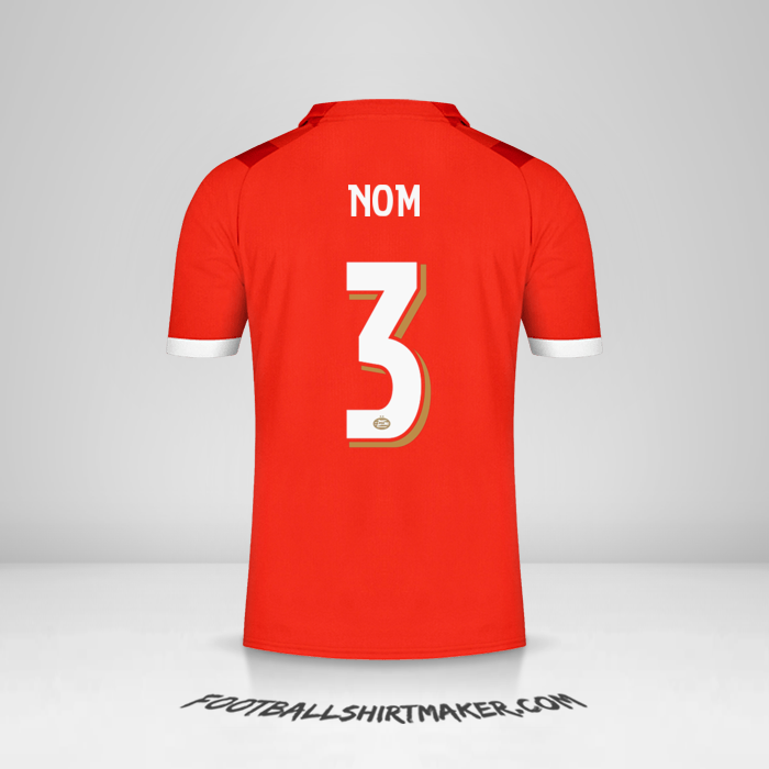 Maillot PSV Cup 2023/2024 -  nom - 3