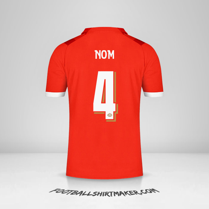 Maillot PSV Cup 2023/2024 -  nom - 4