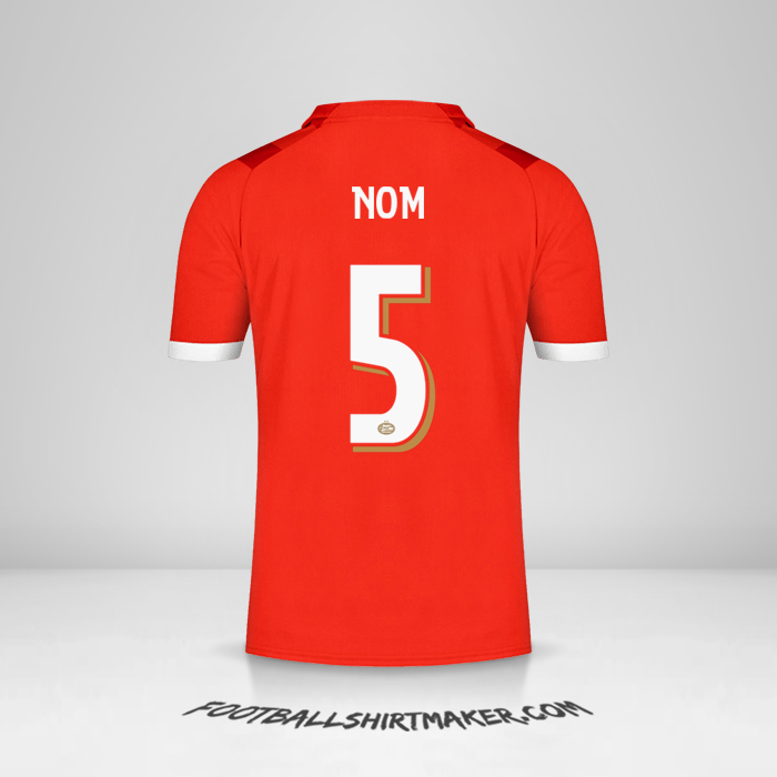 Maillot PSV Cup 2023/2024 -  nom - 5