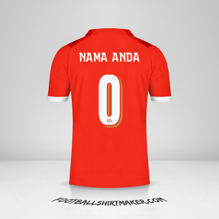 Jersey PSV Cup 2023/2024 -  nama anda - 0