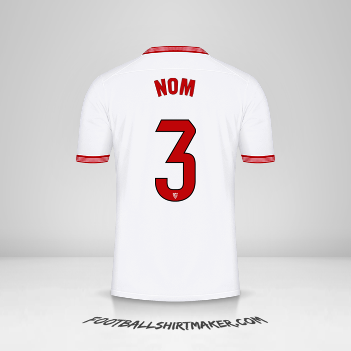 Maillot Sevilla FC 2023/2024 -  nom - 3