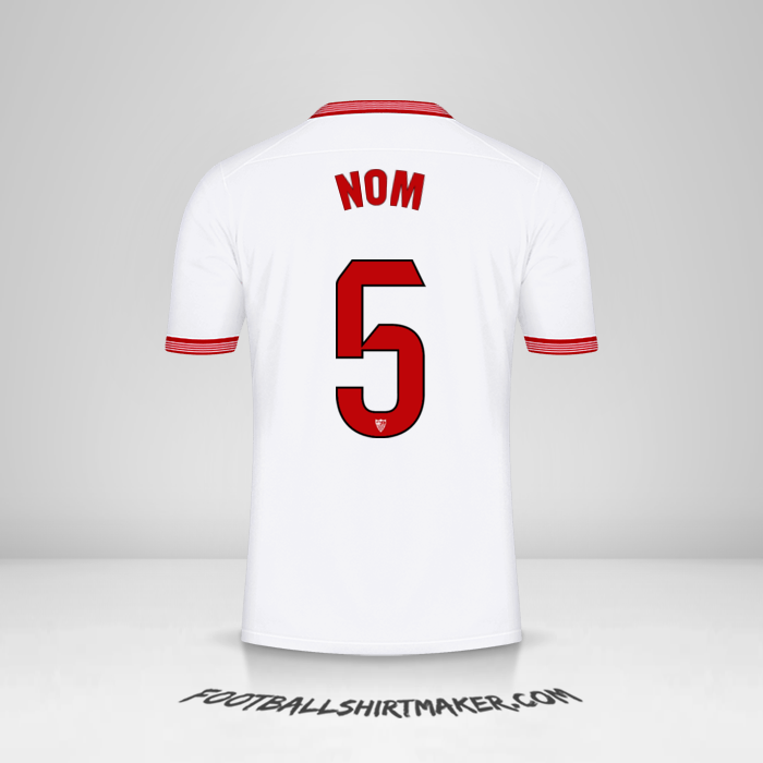 Maillot Sevilla FC 2023/2024 -  nom - 5
