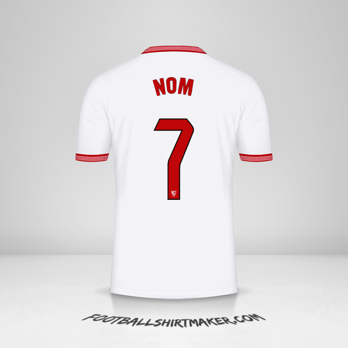 Maillot Sevilla FC 2023/2024 -  nom - 7