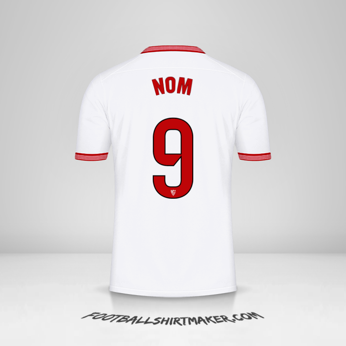 Maillot Sevilla FC 2023/2024 -  nom - 9