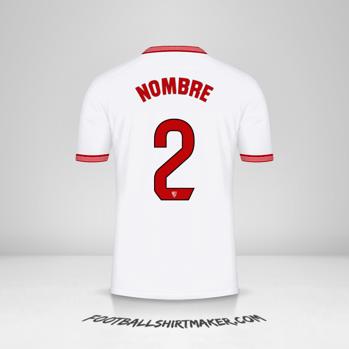 Camiseta Sevilla FC 2023/2024 -  nombre - 2