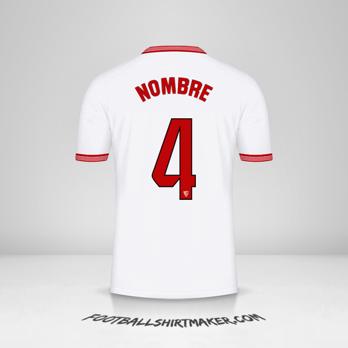 Camiseta Sevilla FC 2023/2024 -  nombre - 4