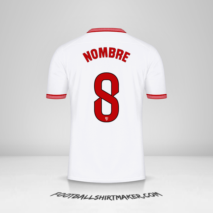 Jersey Sevilla FC 2023/2024 -  nombre - 8