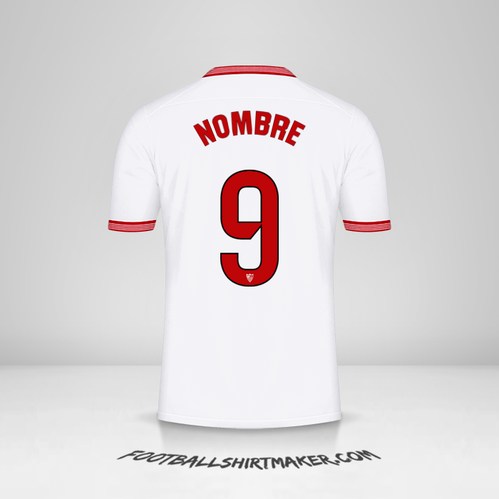Camiseta Sevilla FC 2023/2024 -  nombre - 9