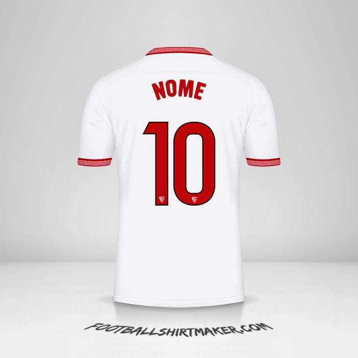 Camisa Sevilla FC 2023/2024 -  nome - 10