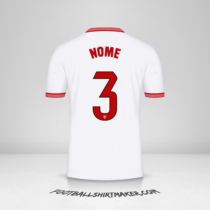 Camisa Sevilla FC 2023/2024 -  nome - 3