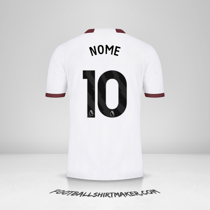 Camisa Manchester City 2023/2024 Alternativa -  nome - 10