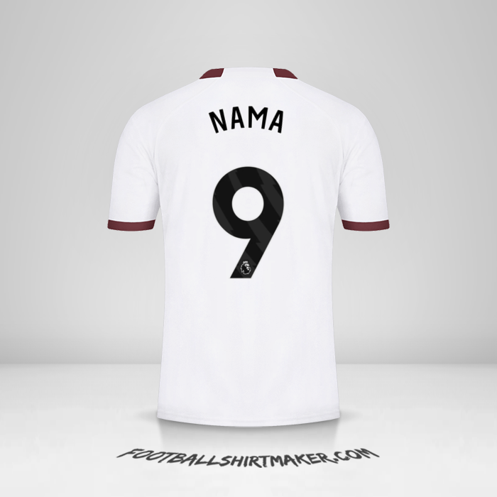 Jersey Manchester City 2023/2024 Alternatif -  nama - 9