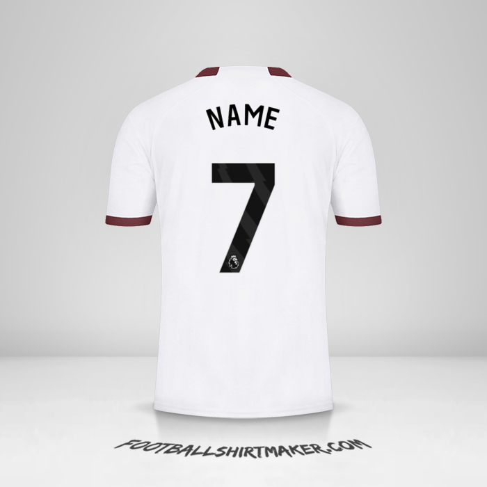 Trikot Manchester City 2023/2024 Auswärts -  name - 7