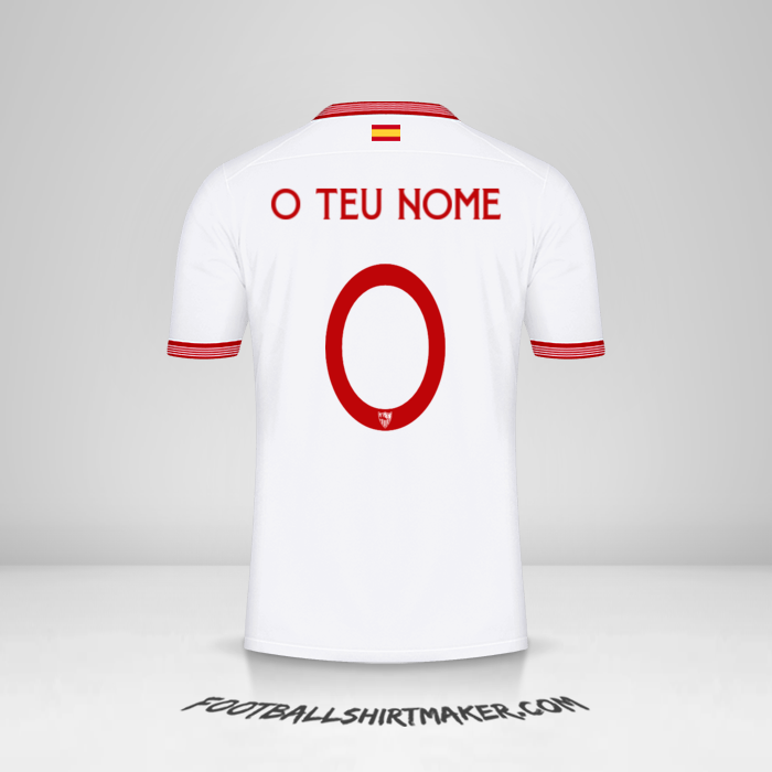 Camisola Sevilla FC Cup 2023/2024 -  o teu nome - 0