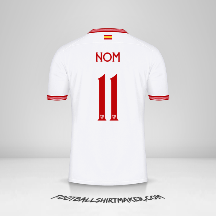 Maillot Sevilla FC Cup 2023/2024 -  nom - 11