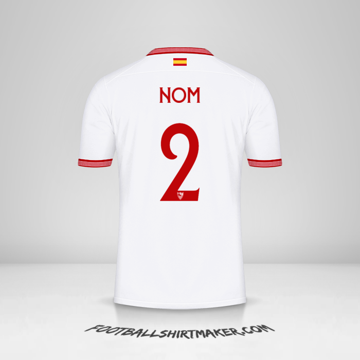 Maillot Sevilla FC Cup 2023/2024 -  nom - 2
