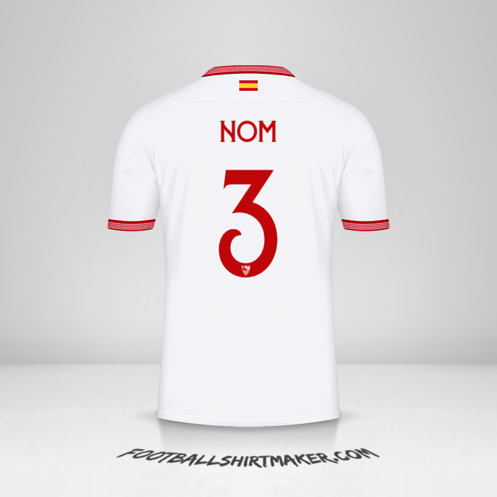 Maillot Sevilla FC Cup 2023/2024 -  nom - 3