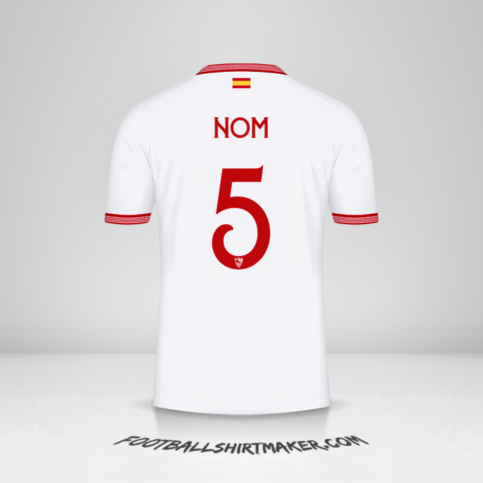 Maillot Sevilla FC Cup 2023/2024 -  nom - 5