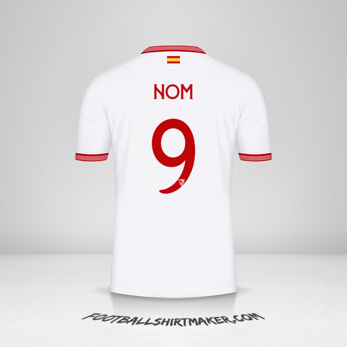 Maillot Sevilla FC Cup 2023/2024 -  nom - 9
