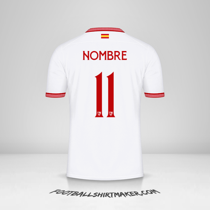 Jersey Sevilla FC Cup 2023/2024 -  nombre - 11