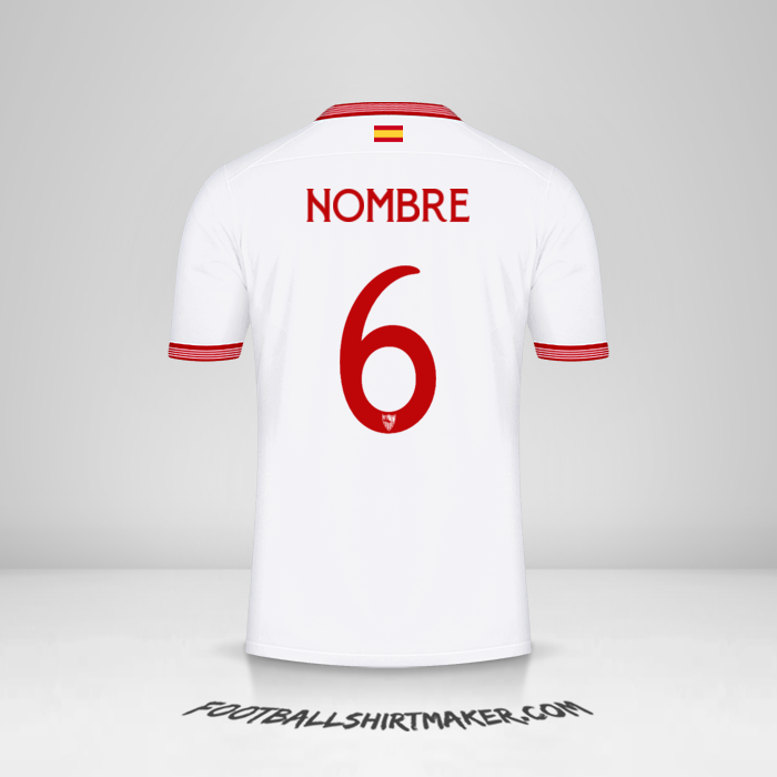 Camiseta Sevilla FC Cup 2023/2024 -  nombre - 6