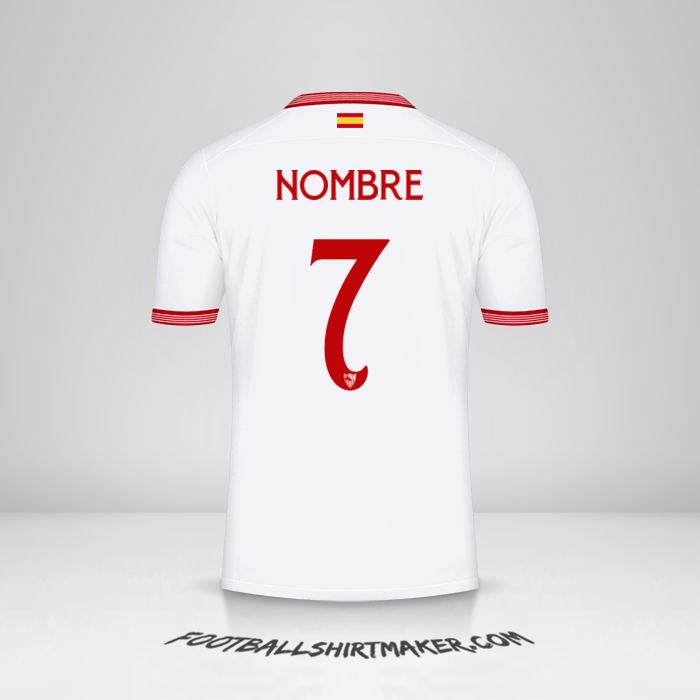 Camiseta Sevilla FC Cup 2023/2024 -  nombre - 7