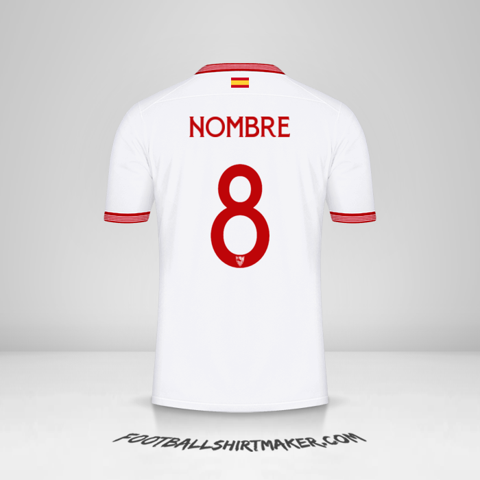Camiseta Sevilla FC Cup 2023/2024 -  nombre - 8