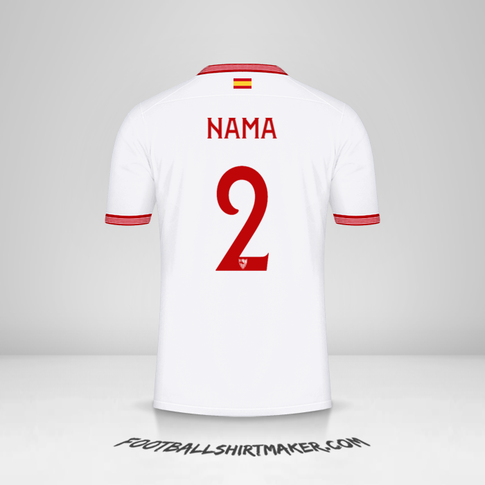 Jersey Sevilla FC Cup 2023/2024 -  nama - 2