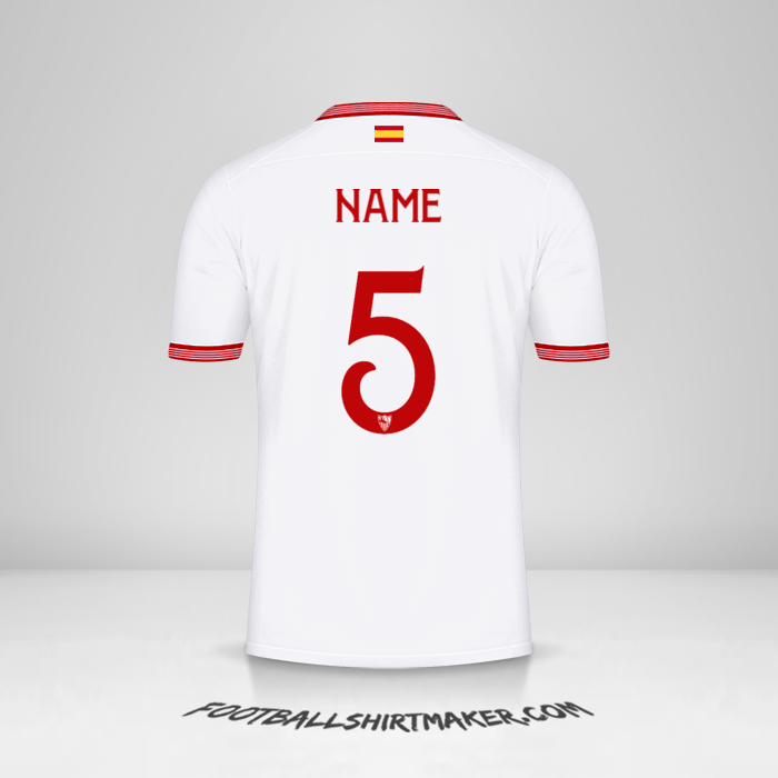 Jersey Sevilla FC Cup 2023/2024 -  name - 5