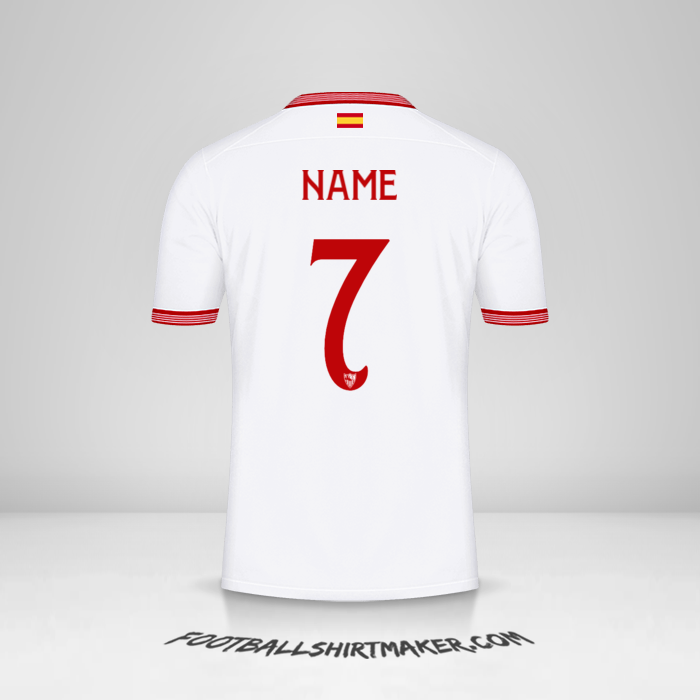 Jersey Sevilla FC Cup 2023/2024 -  name - 7