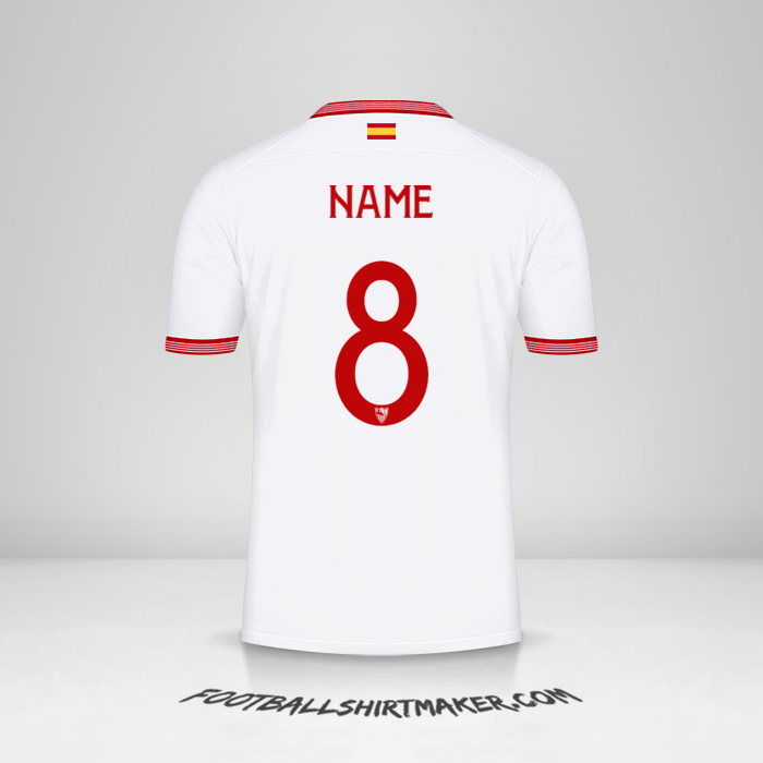 Shirt Sevilla FC Cup 2023/2024 -  name - 8