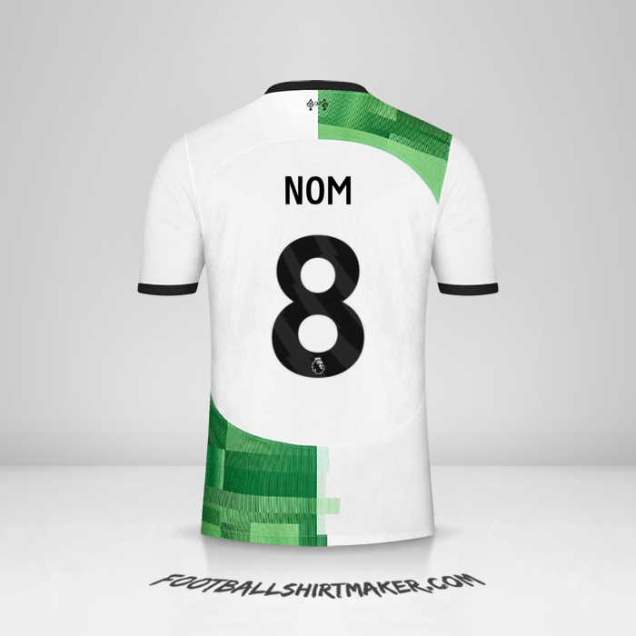 Maillot Liverpool FC 2023/2024 Extérieur -  nom - 8