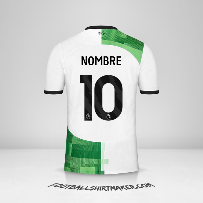 Jersey Liverpool FC 2023/2024 Visita -  nombre - 10