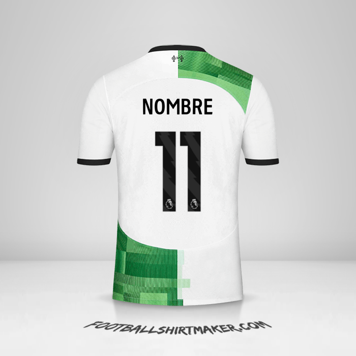 Jersey Liverpool FC 2023/2024 Visita -  nombre - 11